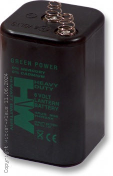 Batterie 6V für Billard- und Kickertische