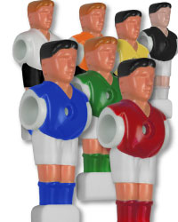 Kickerfigur Universal, Rot, Aus Bruchfestem PVC – Passend Für 16 Mm Kickerstangen